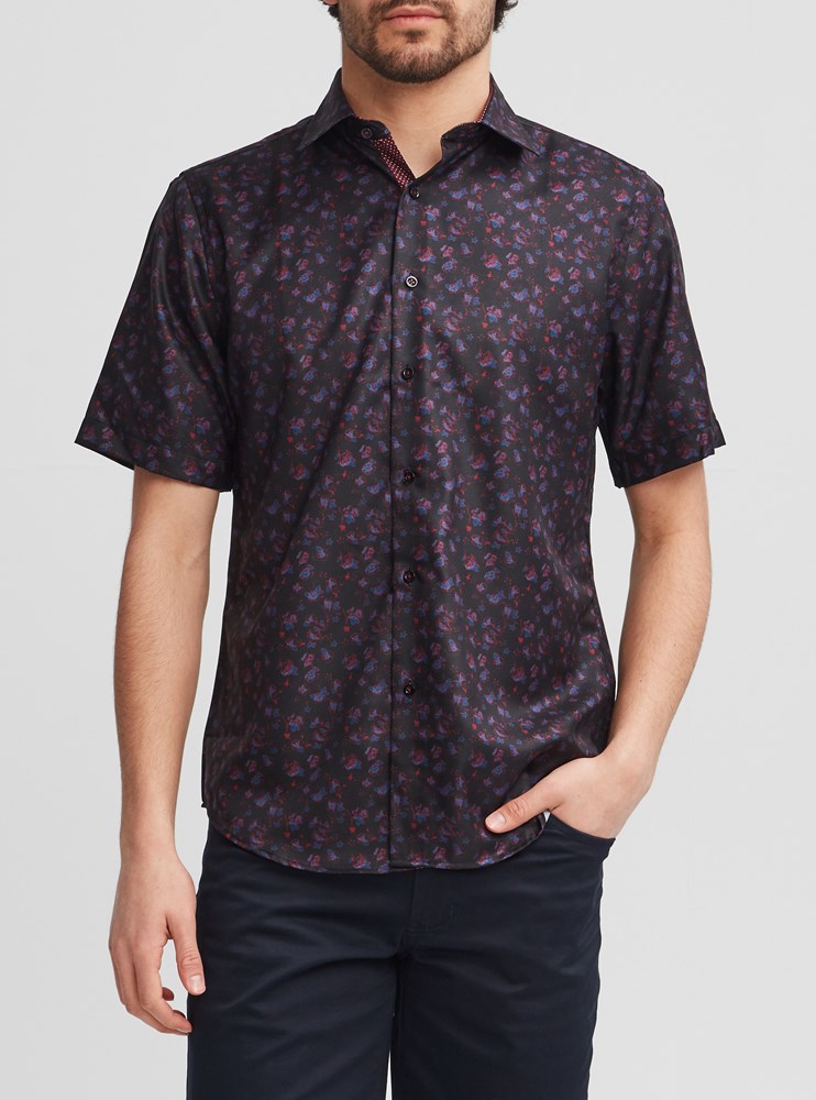 MENS CASUAL SHORT SLEEVE SHIRT